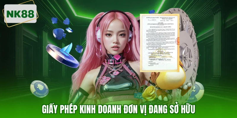 Giấy phép kinh doanh đơn vị đang sở hữu